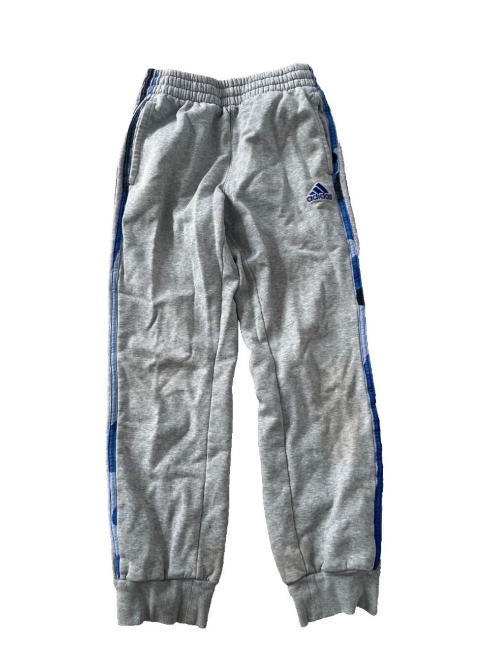 Adidas Kids Boy's Grey Sweatpants M ( 10-12 )